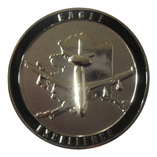 962 AACS Custom Air Force Challenge Coin - View 2
