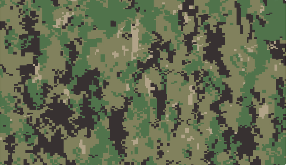 Navy woodland and camo pattern