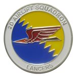High quality 2 AS custom challenge coin made by our experienced design team.