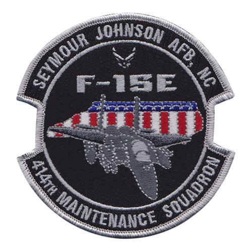 414 MXS Seymour Johnson AFB U.S. Air Force Custom Patches