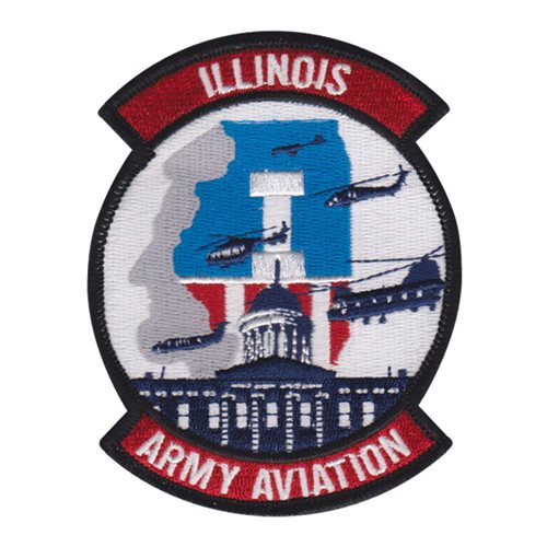 Illinois Army Aviation U.S. Army Custom Patches