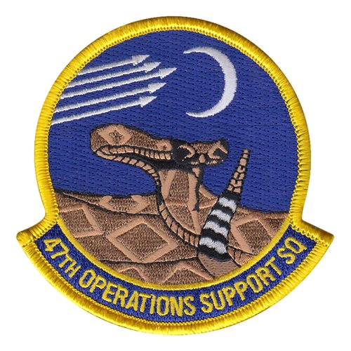 47 OSS Laughlin AFB U.S. Air Force Custom Patches