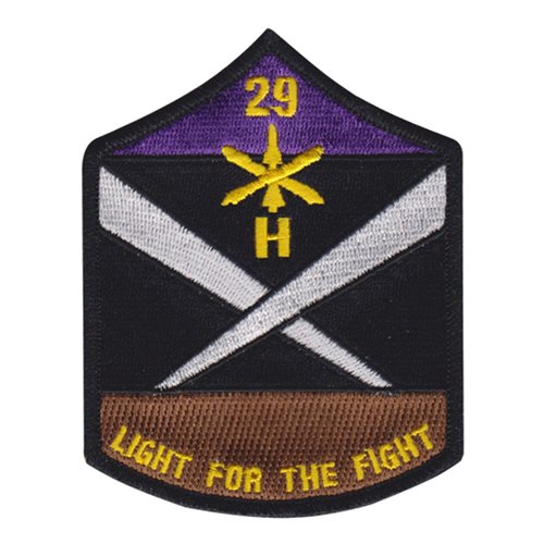 Battery H 29th Field Artillery II U.S. Army Custom Patches