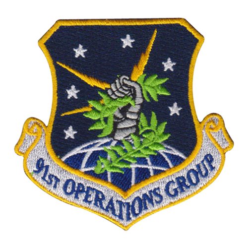 91 OG Minot AFB, ND U.S. Air Force Custom Patches