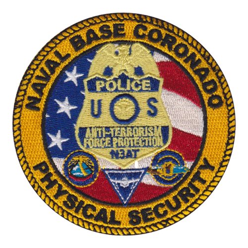Naval Base Coronado Physical Security U.S. Navy Custom Patches