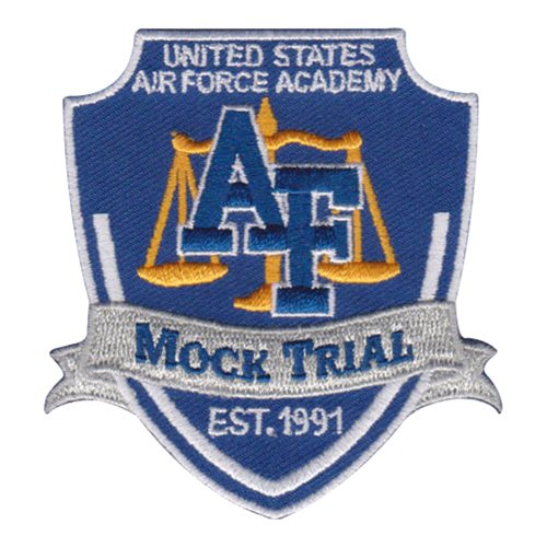 USAFA Mock Trial Team USAF Academy U.S. Air Force Custom Patches