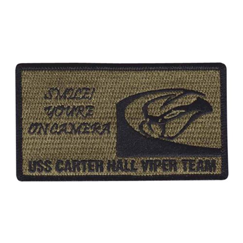 USS Carter Hall LSD-50 U.S. Navy Custom Patches