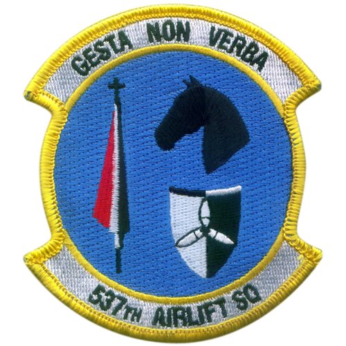 537 AS JBER U.S. Air Force Custom Patches