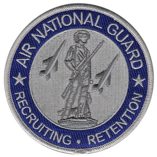 ANG Recruiting and Retention Air National Guard U.S. Air Force Custom Patches