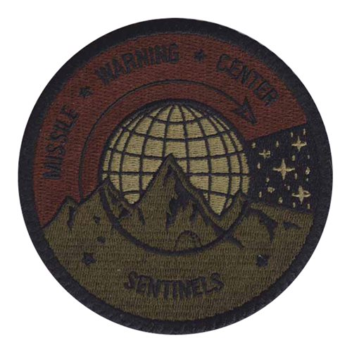 Missile Warning Center Vandenberg AFB, CA U.S. Air Force Custom Patches