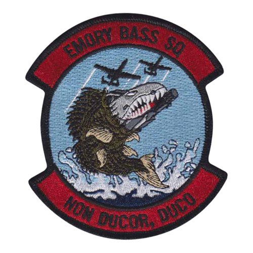 Emory Bass Squadron Moody AFB, GA U.S. Air Force Custom Patches