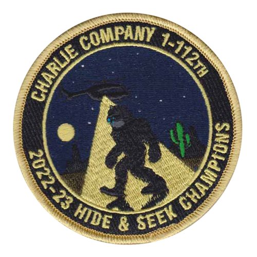 C Co 1-112 SS AVN U.S. Army Custom Patches