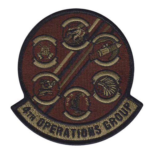 4 OG Seymour Johnson AFB U.S. Air Force Custom Patches