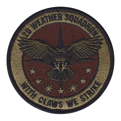 2 WS Offutt AFB, NE U.S. Air Force Custom Patches