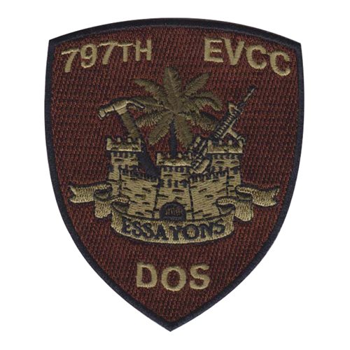 797 EVCC U.S. Army Custom Patches