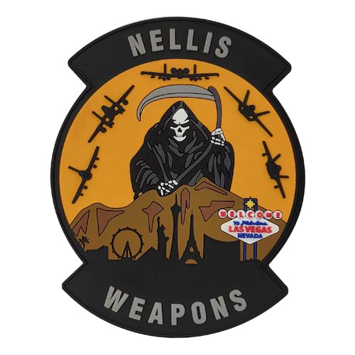 Nellis WSS Nellis AFB U.S. Air Force Custom Patches