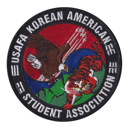 USAFA Korean American USAF Academy U.S. Air Force Custom Patches