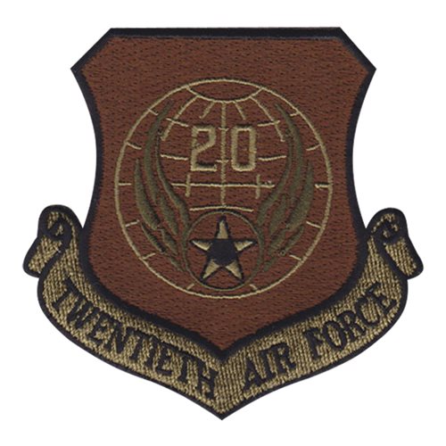 20 AF Numbered Air Forces U.S. Air Force Custom Patches