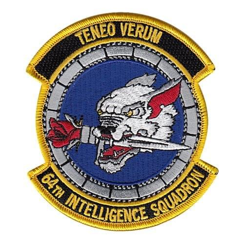 64 IS Wright-Patterson AFB U.S. Air Force Custom Patches