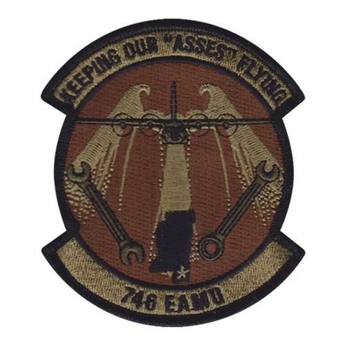 746 EAMU Space Base Delta 1 U.S. Air Force Custom Patches