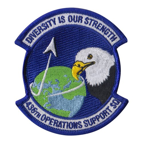 436 OSS Dover AFB U.S. Air Force Custom Patches