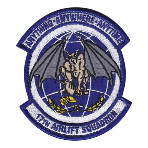 17 AS Charleston AFB U.S. Air Force Custom Patches
