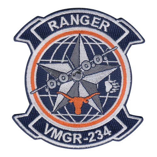 VMGR-234 NAS Fort Worth U.S. Navy Custom Patches