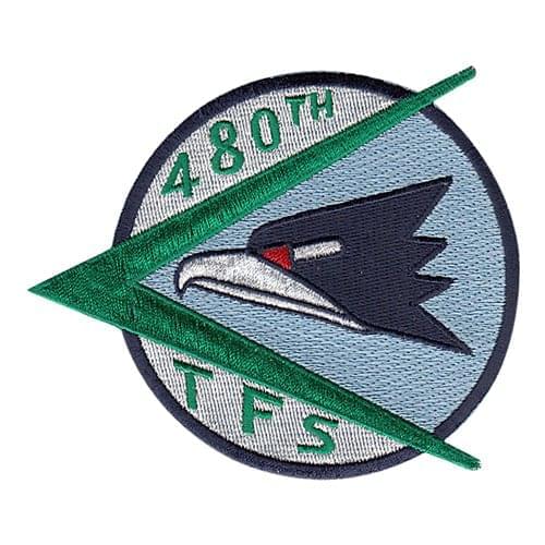 480 FS Spangdahlem AB U.S. Air Force Custom Patches
