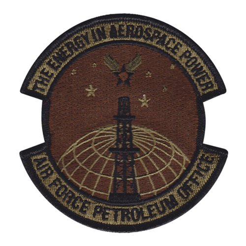 Air Force Petroleum Office Wright-Patterson AFB U.S. Air Force Custom Patches
