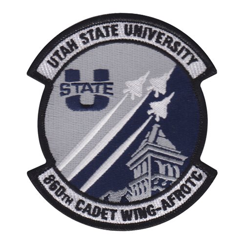 AFROTC Det 860 Utah State University Air Force ROTC ROTC and College Patches Custom Patches