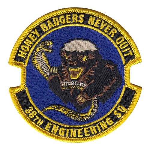 38 ES Tinker AFB, OK U.S. Air Force Custom Patches