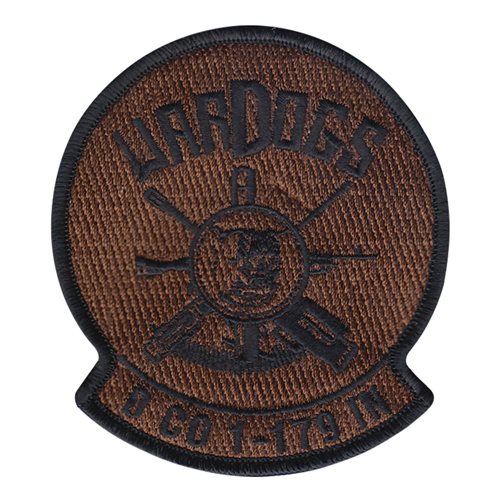 Delta Co 1179 IN Wardogs U.S. Army Custom Patches