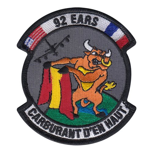 92 EARS Fairchild AFB, WA U.S. Air Force Custom Patches