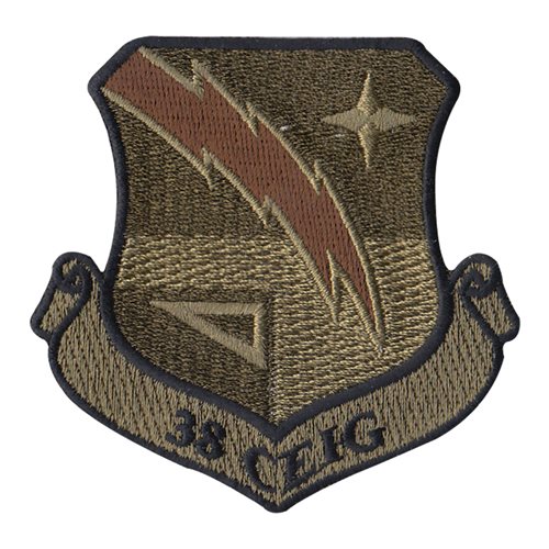 38 CEIG Tinker AFB, OK U.S. Air Force Custom Patches