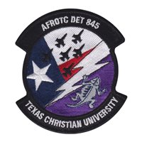 AFROTC Det 845 Texas Christian University Custom Patches