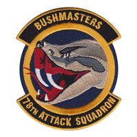 78th Attack Squadron (78 ATKS) Custom Patches
