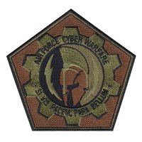 AF Cyber Warfare Division Custom Patches