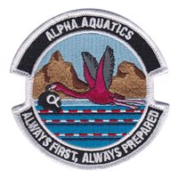 USAFA Alpha Aquatics Swim Team Custom Patches