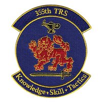 355th Training Squadron (355 TRS) Custom Patches
