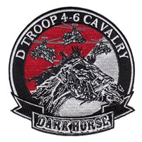 D Troop 4-6 CAV Patches 
