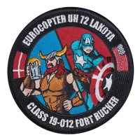 Ft Rucker UH-72 Classes Custom Patches
