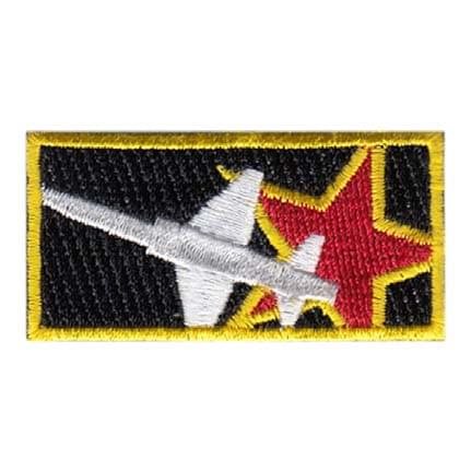 Plane and Red Star Pencil Patch