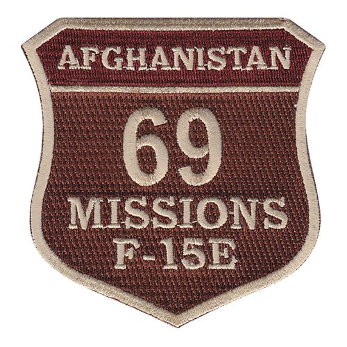 F-15E 69 Missions Patch