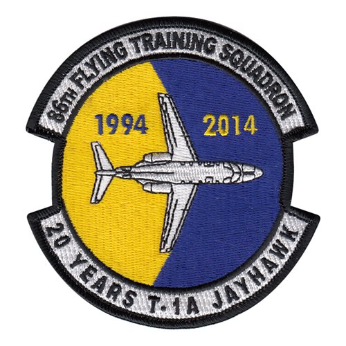 86 FTS T-1A Jayhawk 20 Year Anniversary Patch 