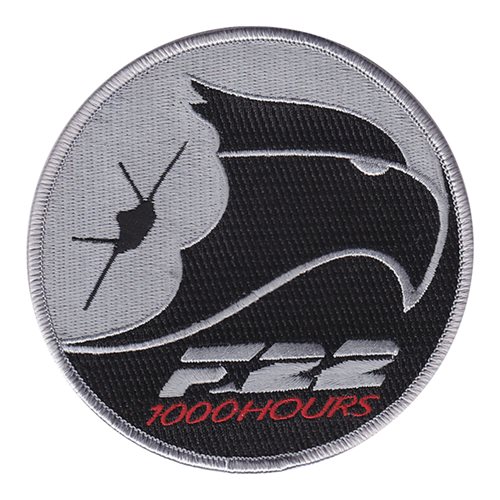 F-22 Raptor 1000 Hours Patch 