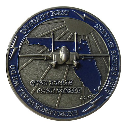 125 FW Commander Challenge Coin - View 2