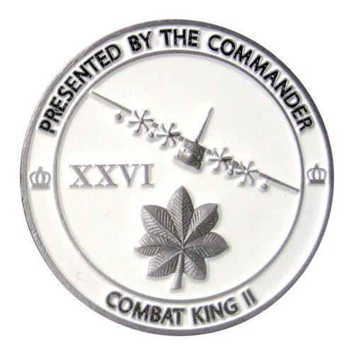 26 ERQS Commander Challenge Coin  - View 2
