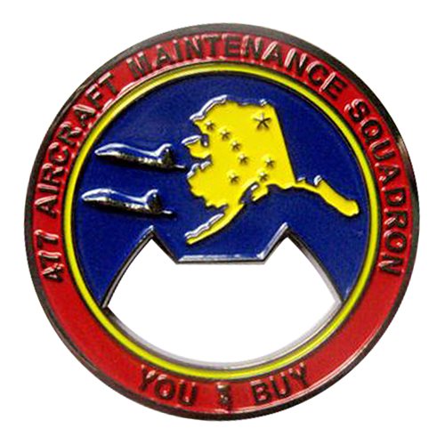 477 AMXS Challenge Coin  - View 2