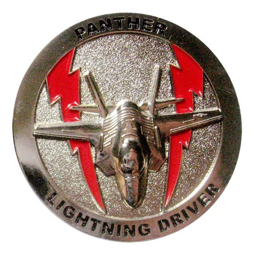 63 FS Lightning Driver Challege Coin - View 2