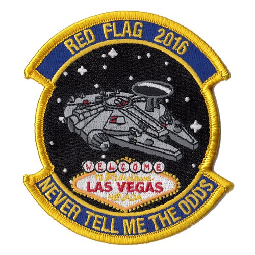 965 AACS Red Flag Patch